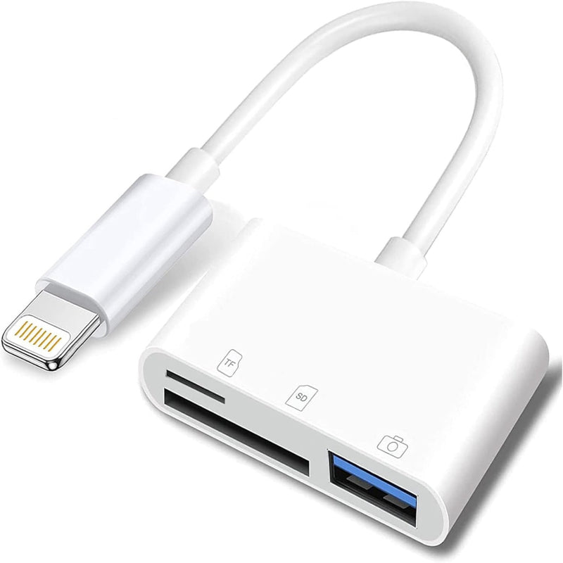 Apple Lightning To SD,TF,USB Card Reader