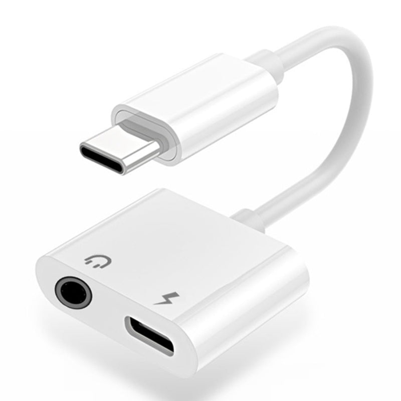 USB type C to 3.5mm Headphone and Charger Adapter